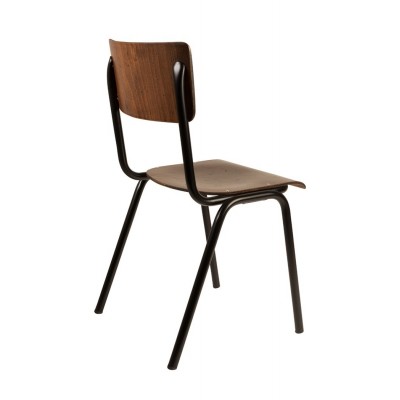 Krzesło Scuola, brązowe, Dutchbone