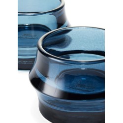 Świeczniki na tealighty ARC, niebieskie, 2 szt., Holmegaard