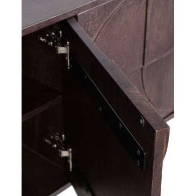 Kredens DRAW, ciemnobrązowy, Be Pure Home