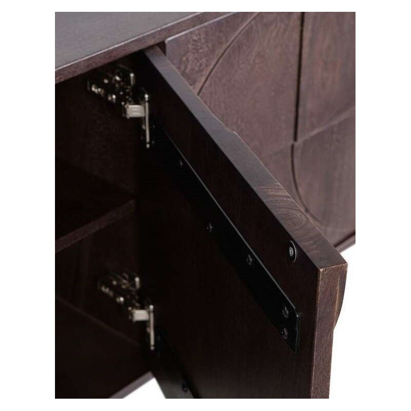 Kredens DRAW, ciemnobrązowy, Be Pure Home