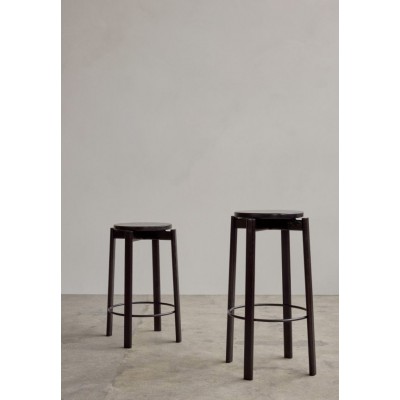 Krzesło barowe PASSAGE, czarne, Menu