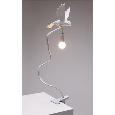 Lampa biurkowa Sparrow Landing, biała, Seletti