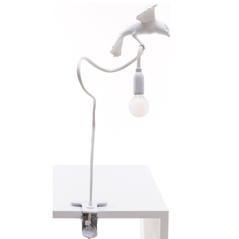 Lampa biurkowa Sparrow Cruising, biała, Seletti