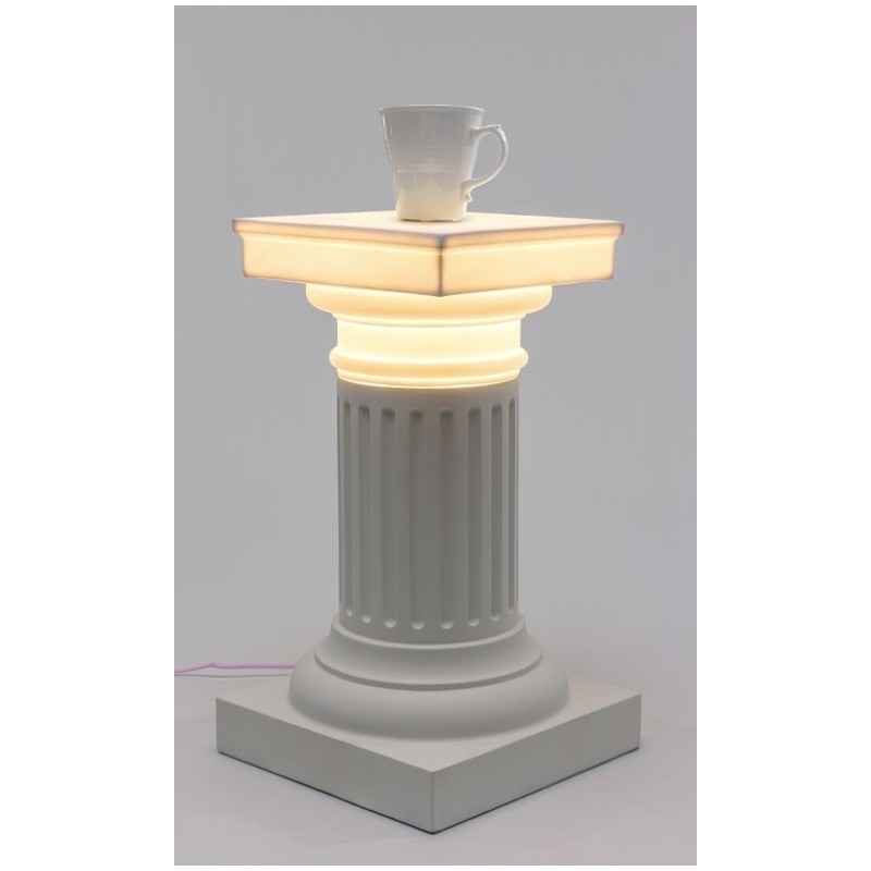 Stolik pomocniczy/lampa Las Vegas, 50cm, Seletti
