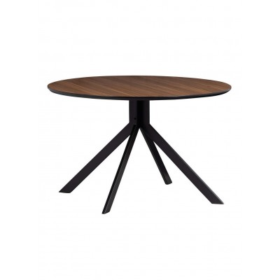 Okrągły stół do jadalni Bruno, Ø120 cm, orzechowy, Woood