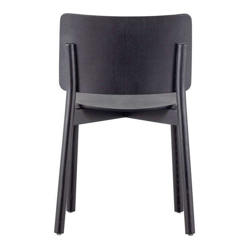 Krzesło do jadalni Karel, czarne, Woood