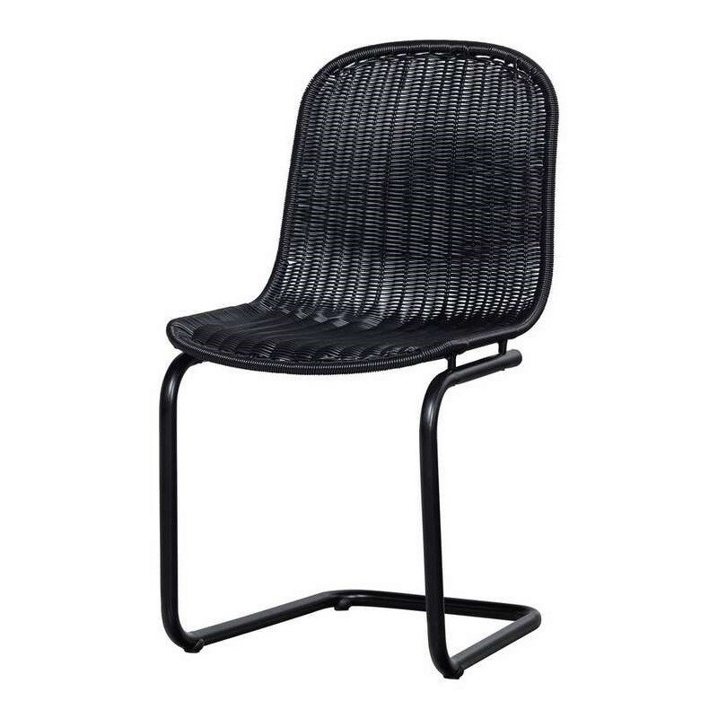 Krzesło Willem Tube, czarne, Woood