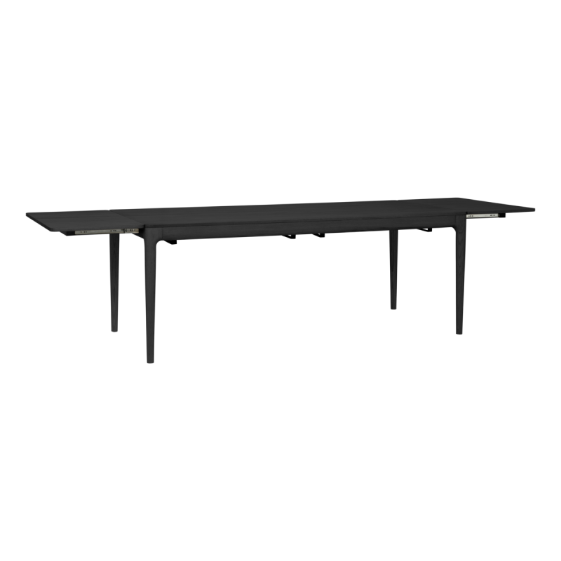 Stół rozkładany z szufladami Heart'n'Soul, czarny dąb, Umage