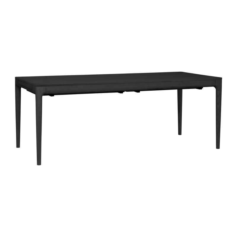 Stół rozkładany z szufladami Heart'n'Soul, czarny dąb, Umage