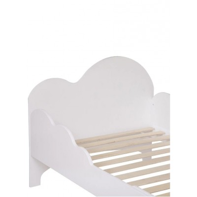 Łóżko dziecięce Cloud, białe, LuDesign
