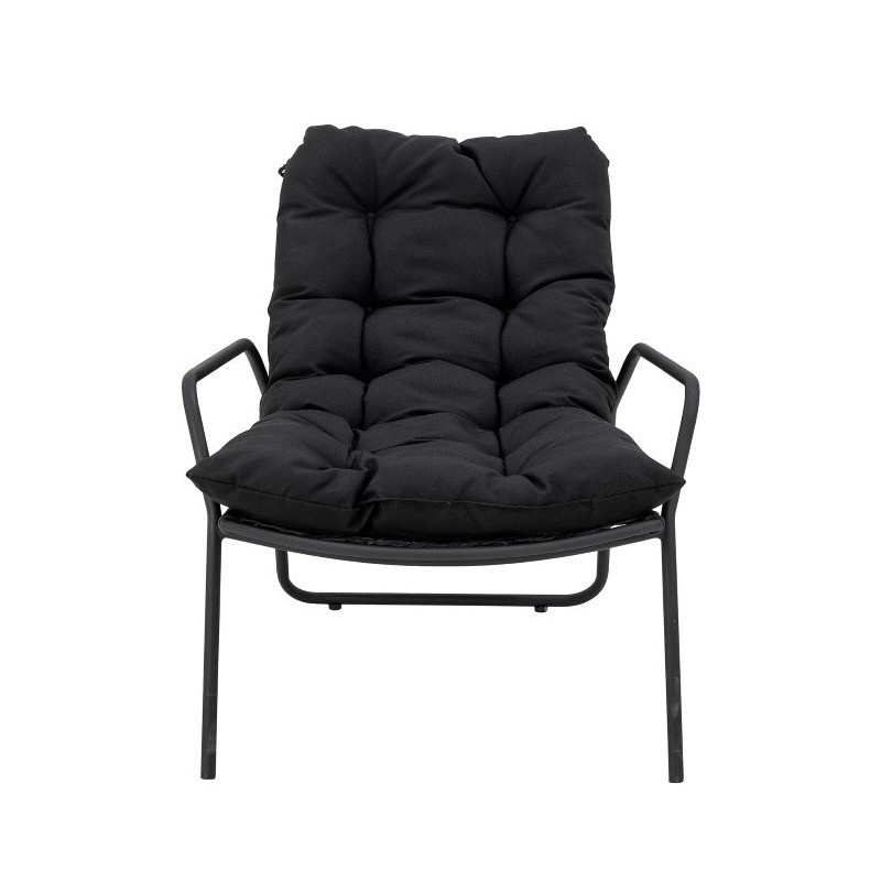 Leżak Boel, czarny, Bloomingville