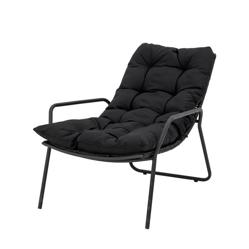 Leżak Boel, czarny, Bloomingville
