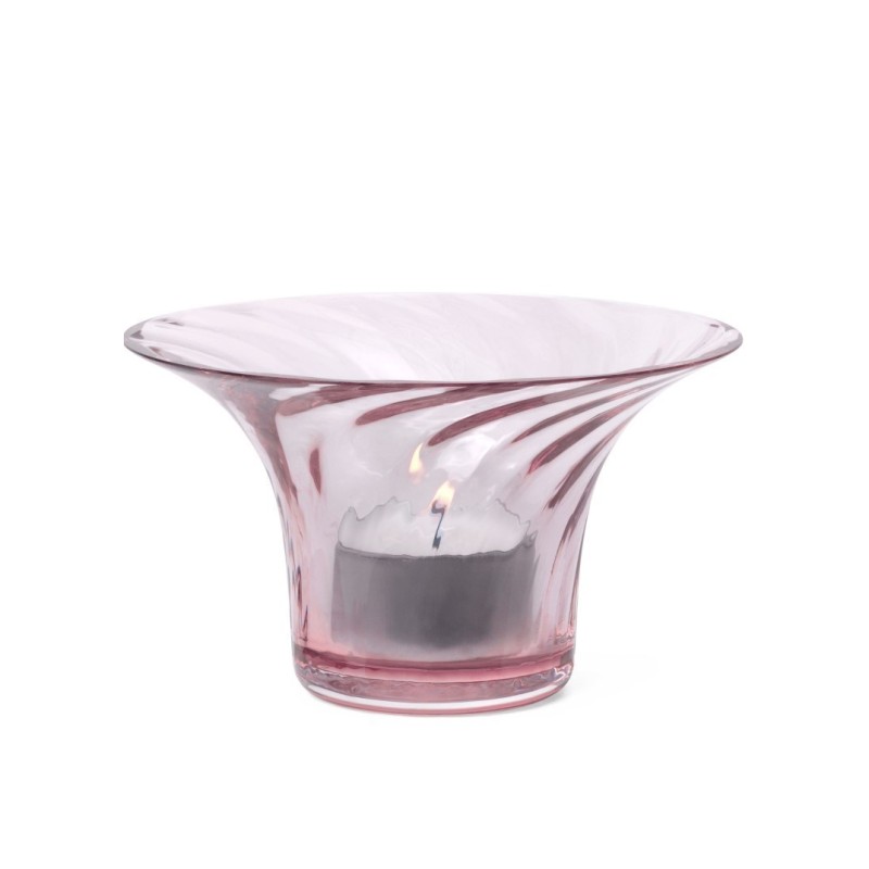 Świecznik na tealighty Filigran, różowy, Rosendahl