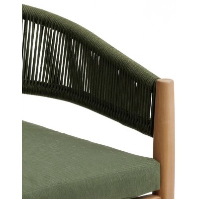 Zestaw dwóch krzeseł ogrodowych Tevio, zielony, LuDesign