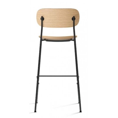 Krzesło barowe CO COUNTER, M, dąb naturalny/czarny, Menu