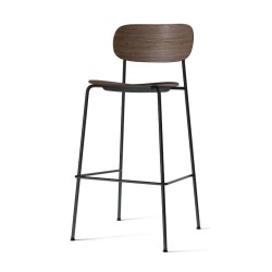 Krzesło barowe CO COUNTER, M,  ciemny dąb/czarny, Menu