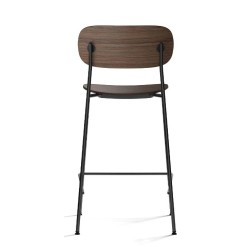 Krzesło barowe CO COUNTER, ciemny dąb/czarny, Menu