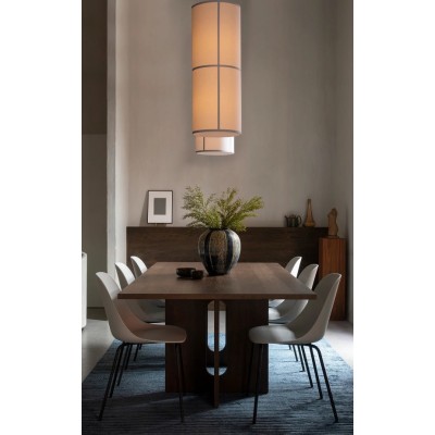 Stół do jadalni Androgyne, L, ciemny dębowy fornir, MENU