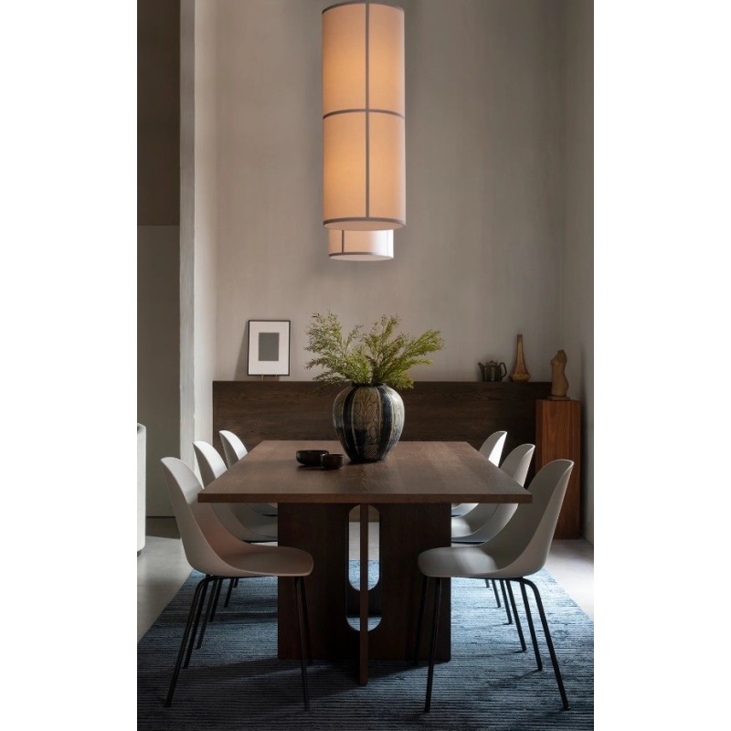 Stół do jadalni Androgyne, L, ciemny dębowy fornir, MENU