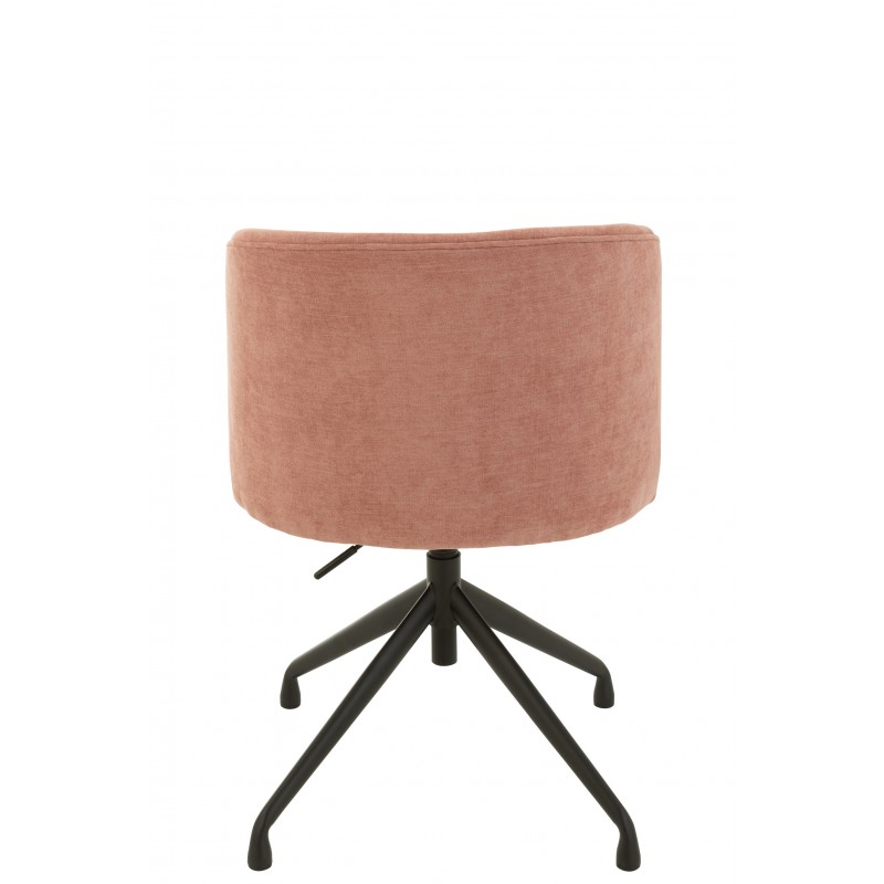 Krzesło obrotowe Turn, różowe, J-Line