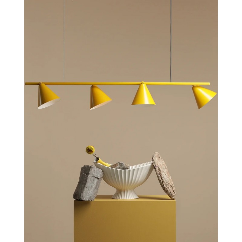 Lampa wisząca Form 4, żółta, Aldex