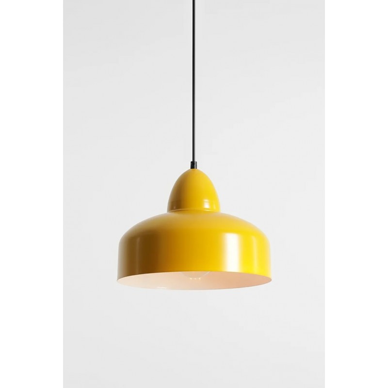 Lampa wisząca Como 30 cm, żółta, Aldex