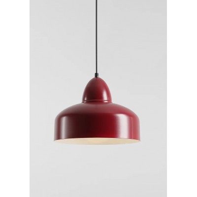Lampa wisząca Como 30cm, czerwona, Aldex