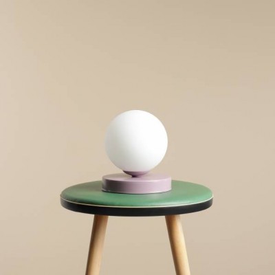 Lampa stołowa Ball, beżowa, Aldex