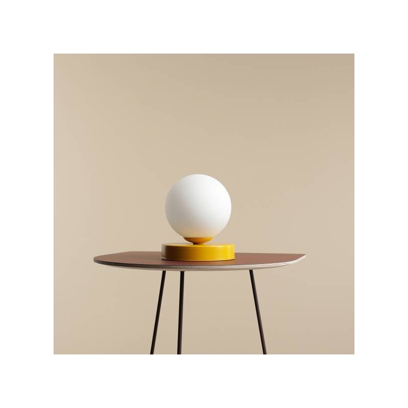 Lampa stołowa Ball, żółta, Aldex