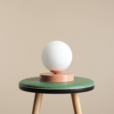 Lampa stołowa Ball, koralowa, Aldex
