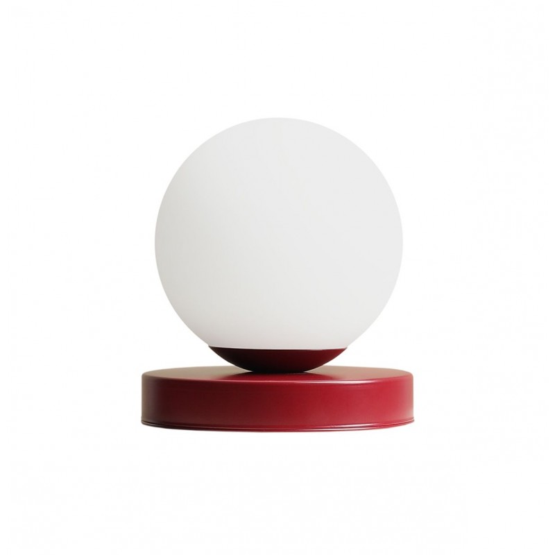 Lampa stołowa Ball, czerwona, Aldex