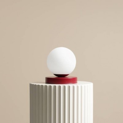 Lampa stołowa Ball, czerwona, Aldex