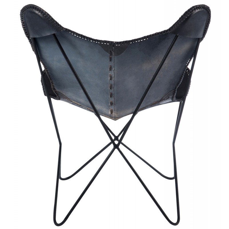 Krzesło Leather, czarne, J-Line