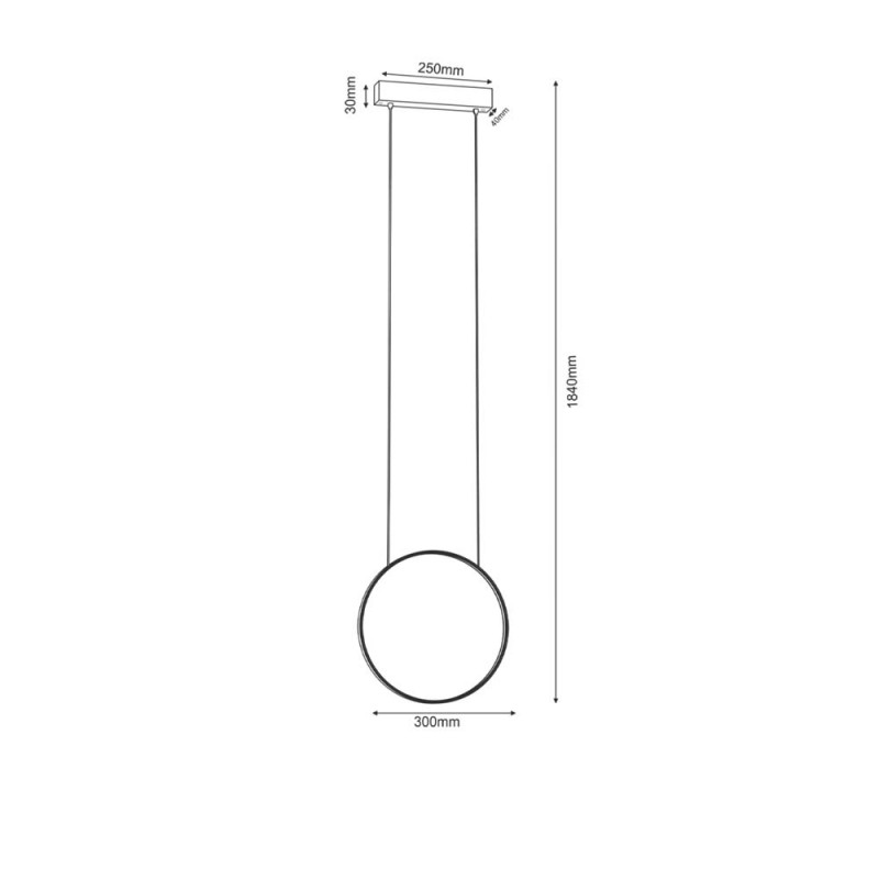 Lampa wisząca Agaro 30, złota, Antigo