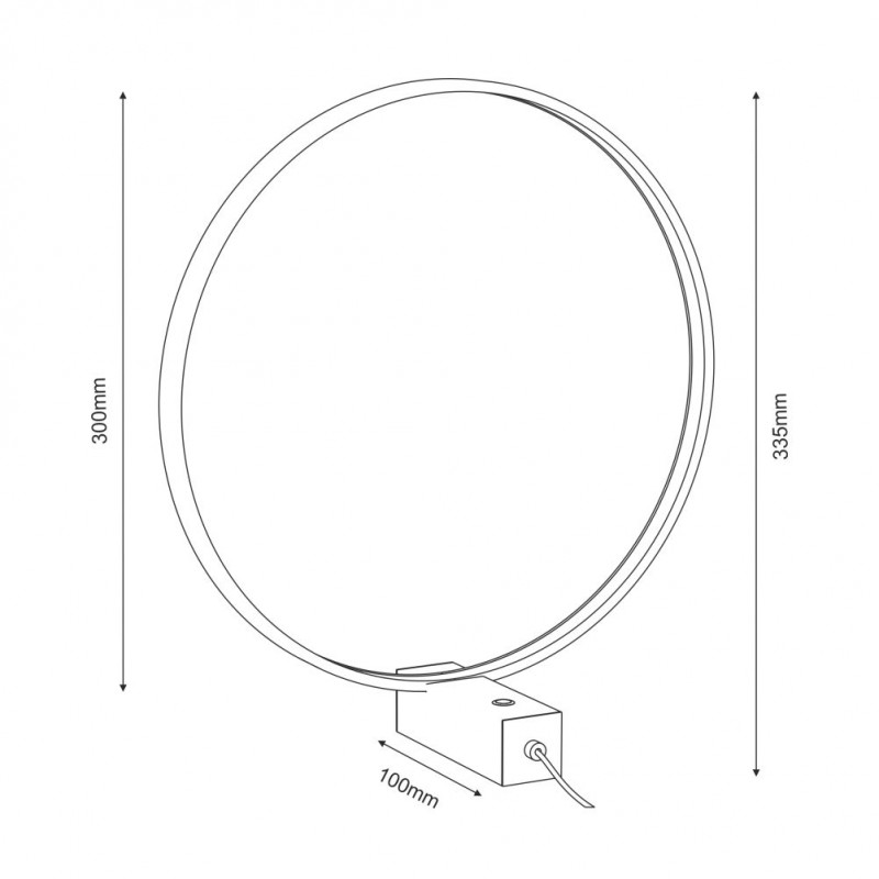 Lampa stołowa Agaro 30, złota, Antigo