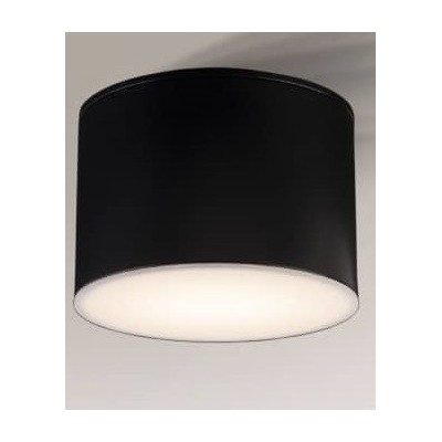 Lampa sufitowa Suwa, M, okrągła, czarna, Antigo