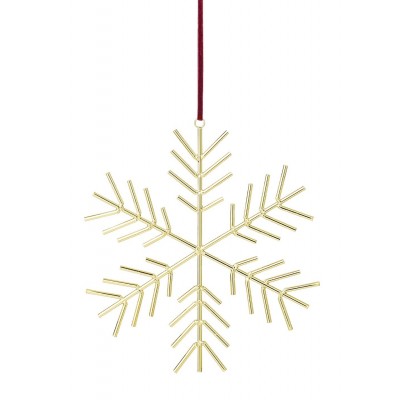 Ozdoba świąteczna śnieżynka, złoty, Bloomingville