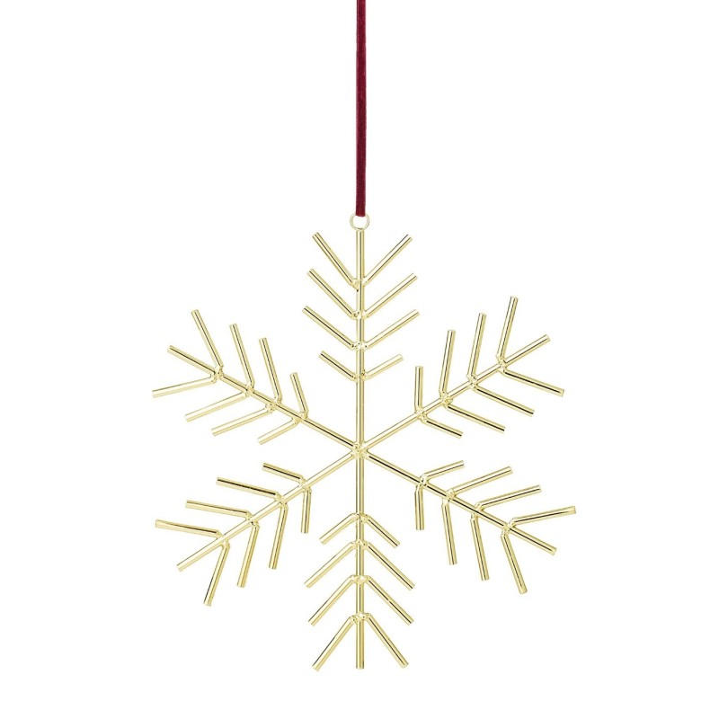 Ozdoba świąteczna śnieżynka, złoty, Bloomingville