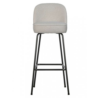 Krzesło barowe Vogue boucle 80 cm , naturalne, Be Pure Home