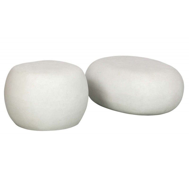 Stolik kawowy Clay, biały, 35x50, Woood