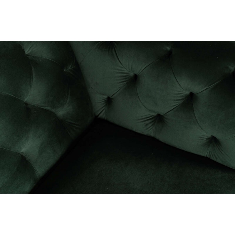 Sofa NISA, ciemno zielona, Woood