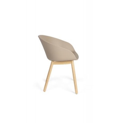 Krzesło Void, brązowe/naturalne, Zuiver
