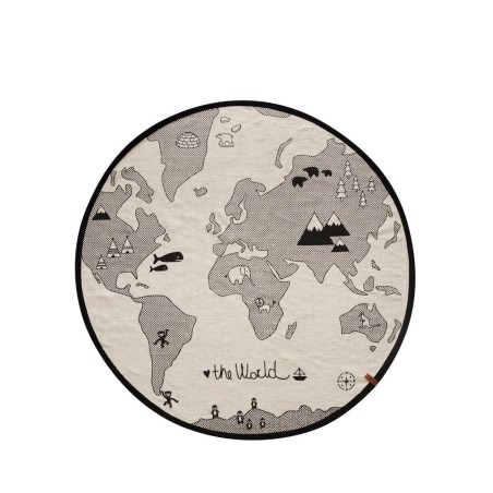 Dywan dziecięcy/mata z mapą świata the World OYOY