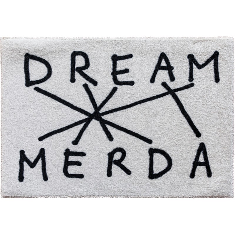 Dywan Dream Merda, biały, 70x100 cm, Seletti