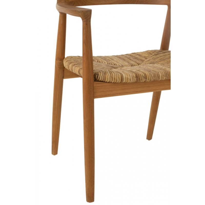 Krzesło Hiro z drewna tekowego, J-line