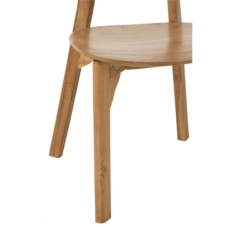 Krzesło Peanut z drewna tekowego, J-line