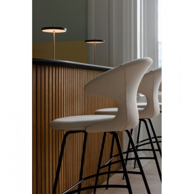 Bezprzewodowa lampa stołowa Asteria Move, Ø20 cm mosiądz, UMAGE