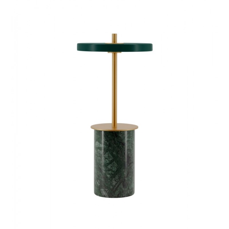 Bezprzewodowa lampa stołowa Asteria Mini zielony marmur, UMAGE