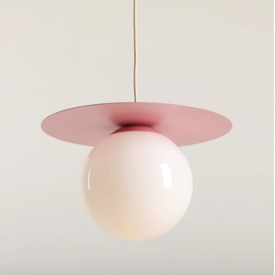 Lampa wisząca Loop Baby Pink M, różowa, Aldex