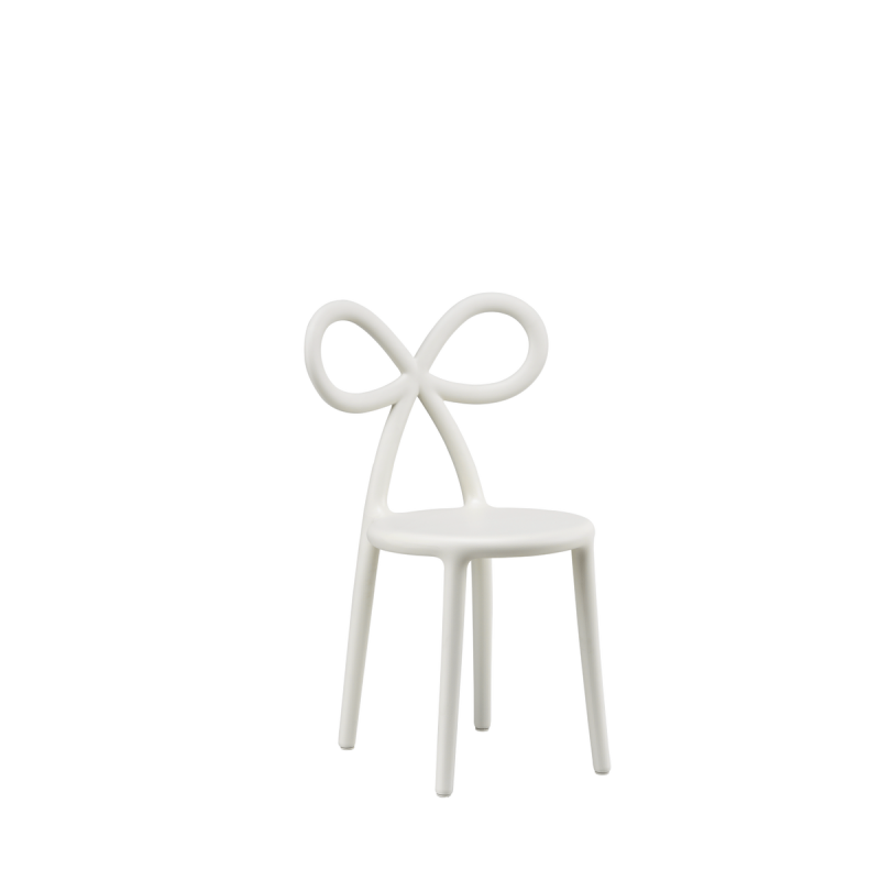 Krzesło Ribbon Baby, białe, QeeBoo